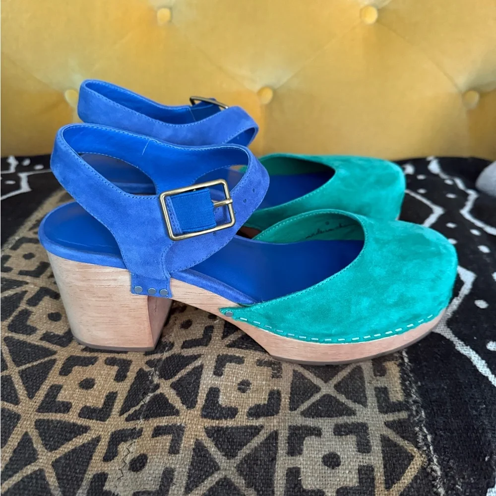 Charlotte Stone Maud Clogs Size 9 $200 - Picture 3 of 5